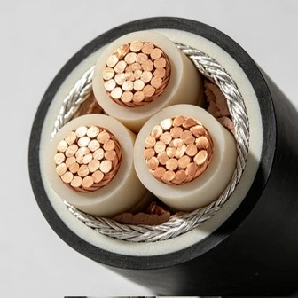 8,7/15kV XLPE изолиран захранващ кабел